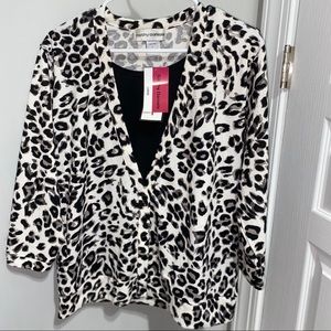 Cathy Daniels- Cheetah Print Top